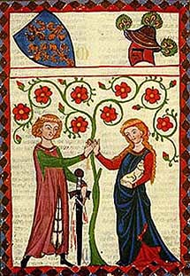 Couple holding hands